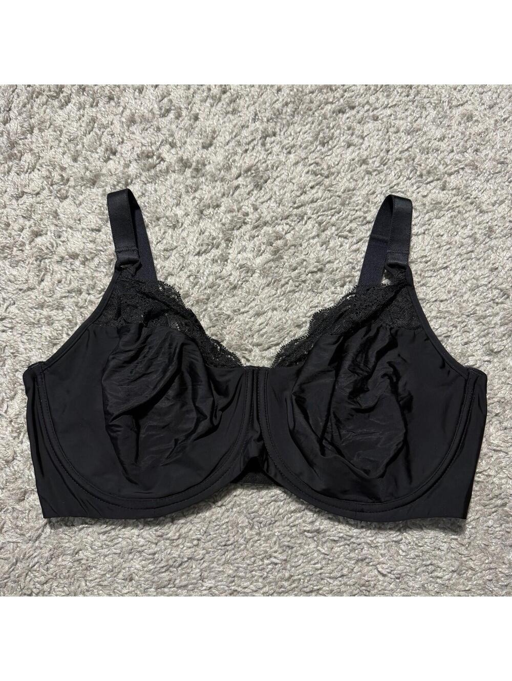 Wacoal 855257 Lace Impression Unline Underwire Bra Black Size 40DDD